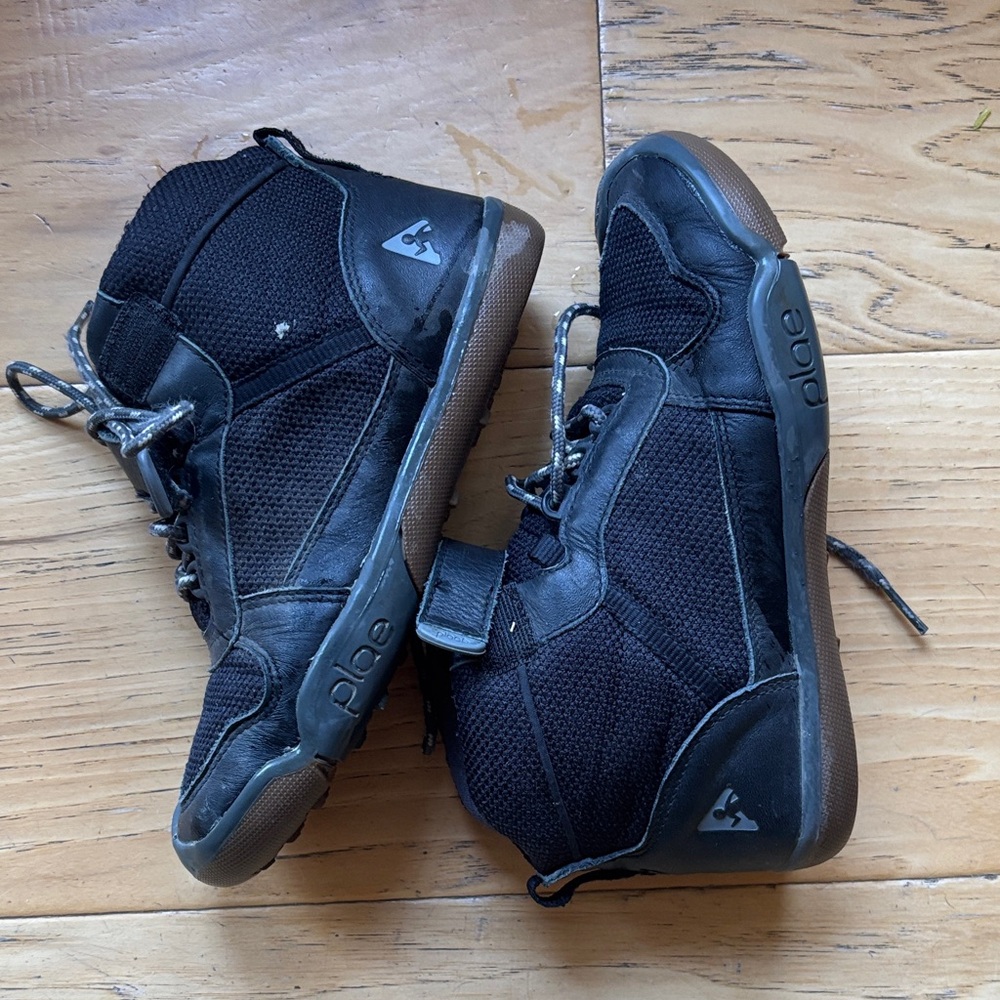 PLAE Black High-Top Sneakers for kids